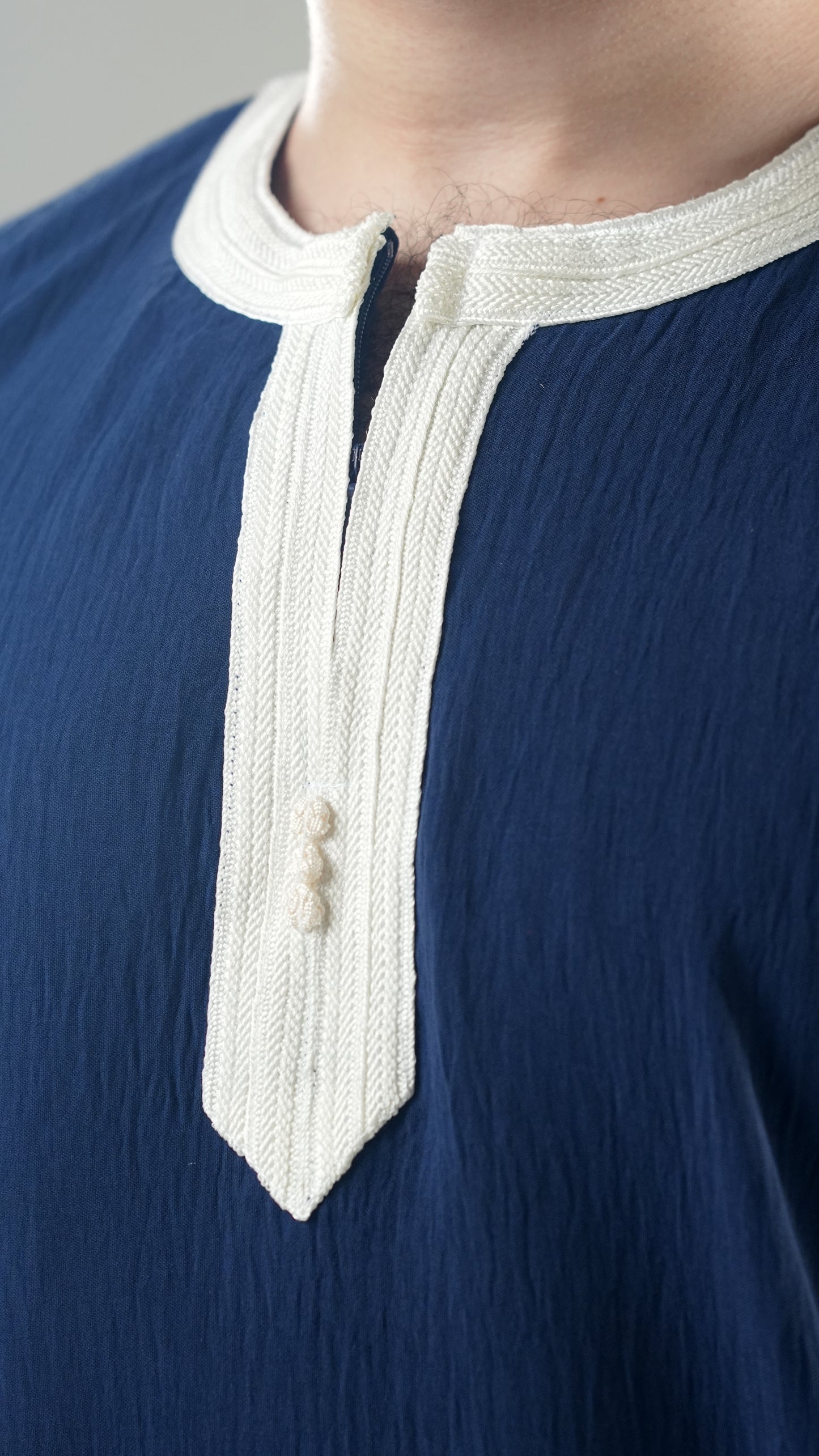 Navy and White - T-Shirt