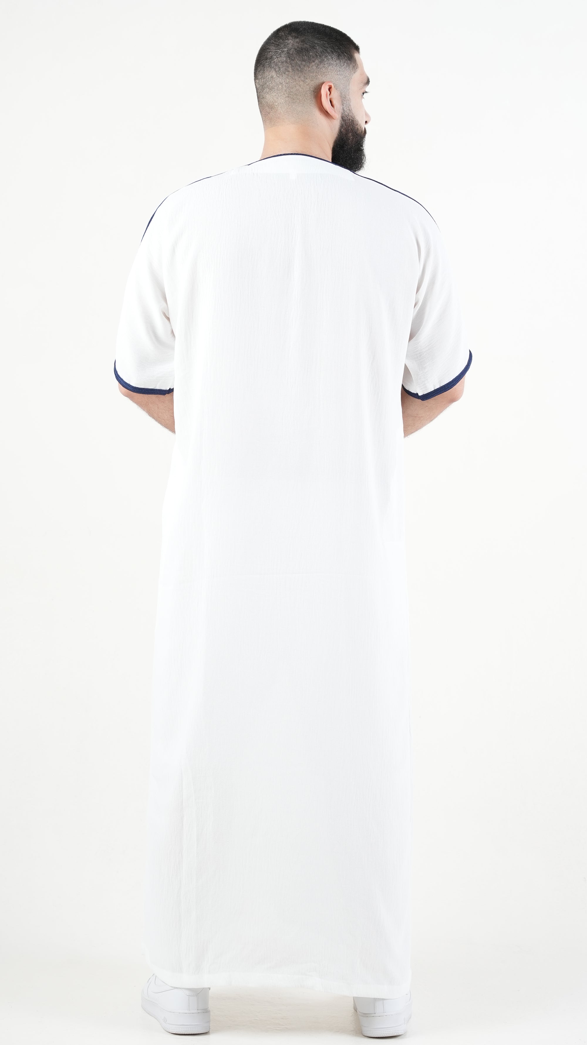 White and Navy - Regular