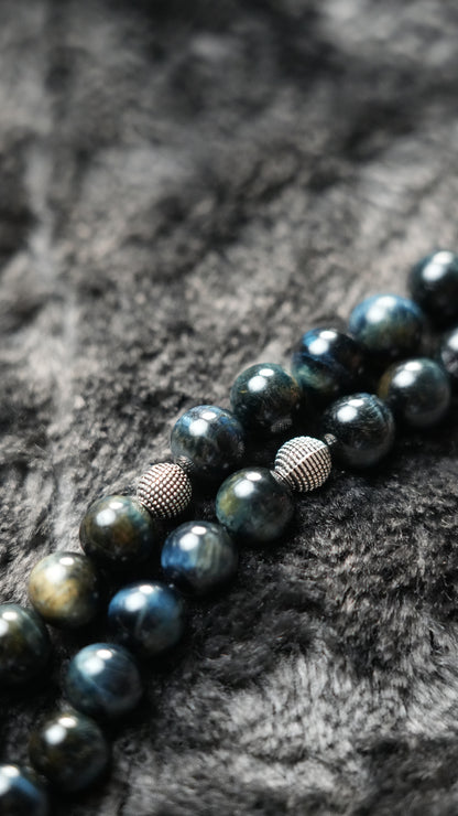 Black Storm Tiger-eye - Misbaha