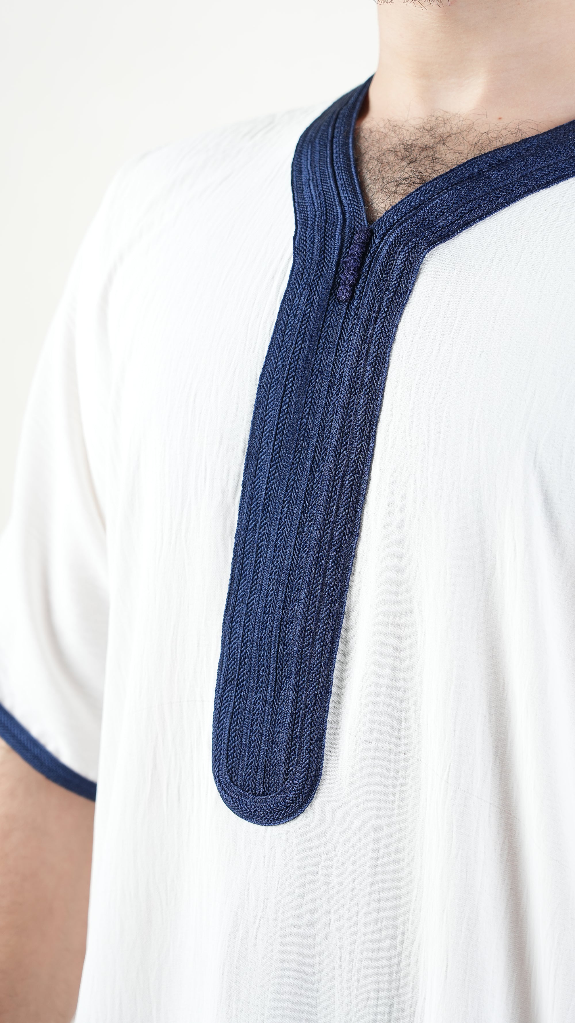 White and Navy - Regular