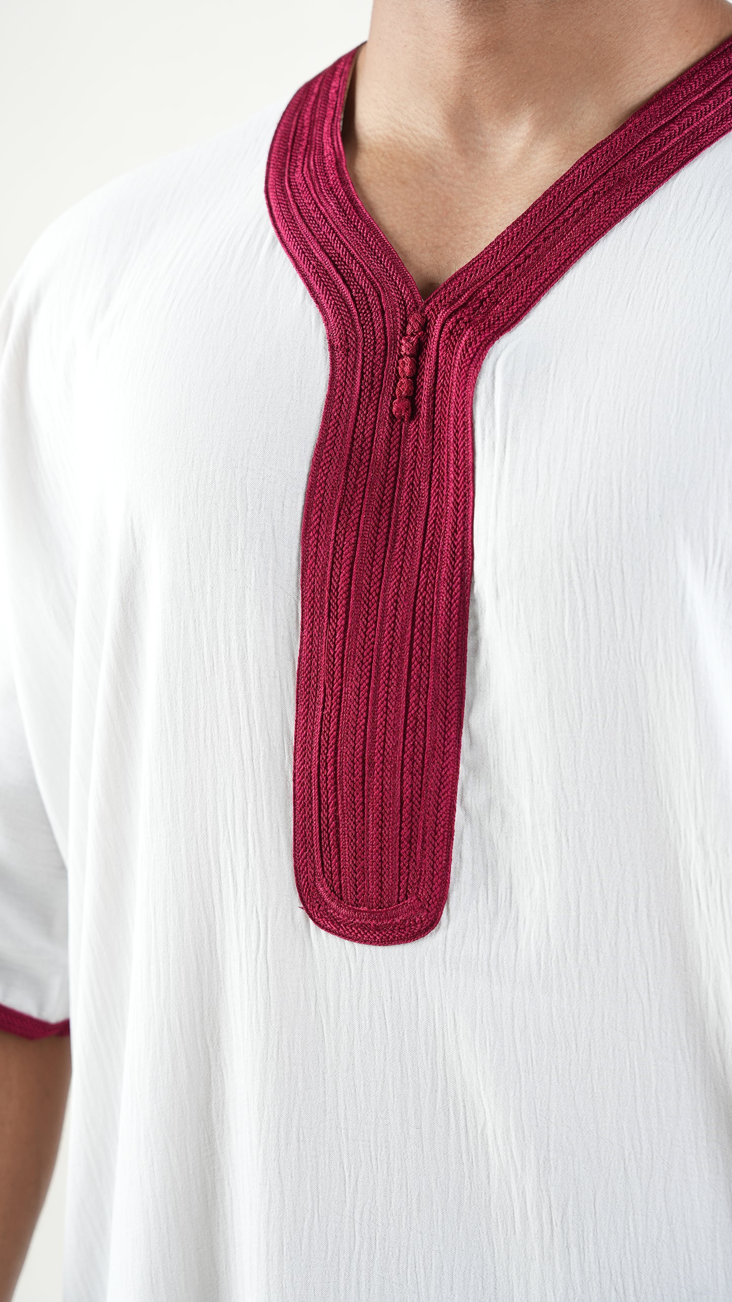 White and Maroon - Regular