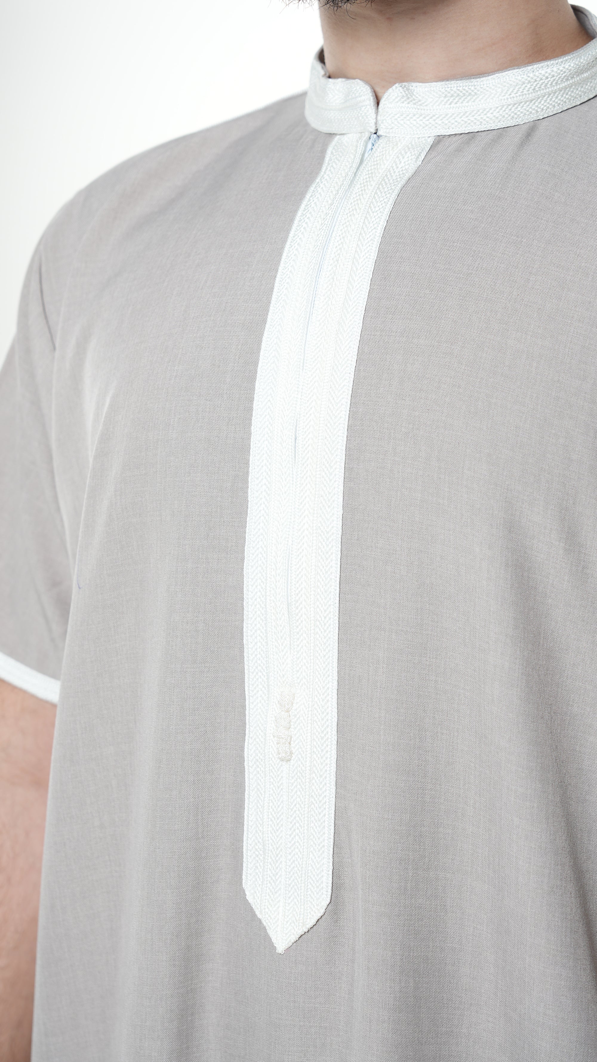 Light Beige Half Sleeve - Abbadi