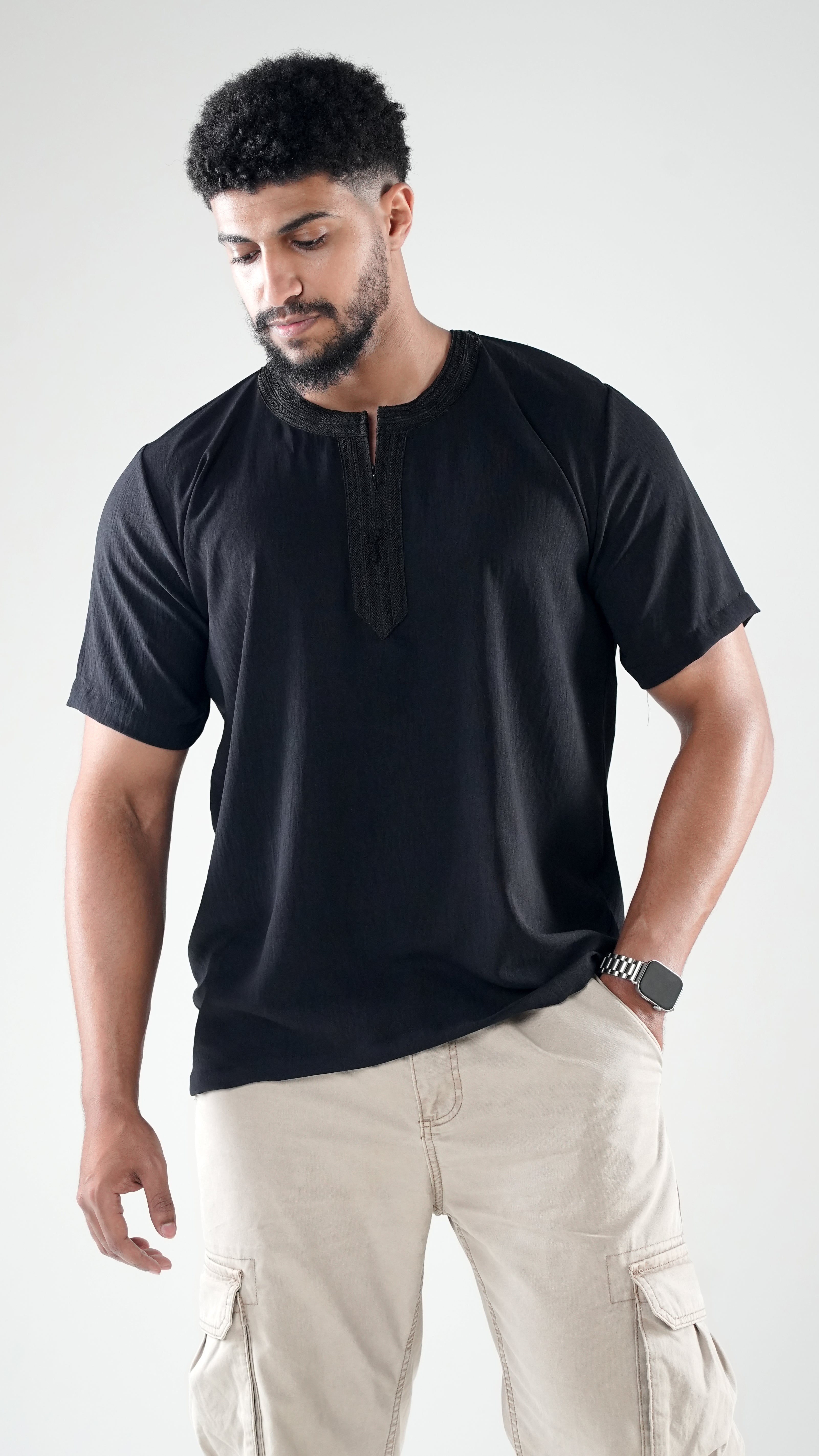 Moroccan Tee - Full Black