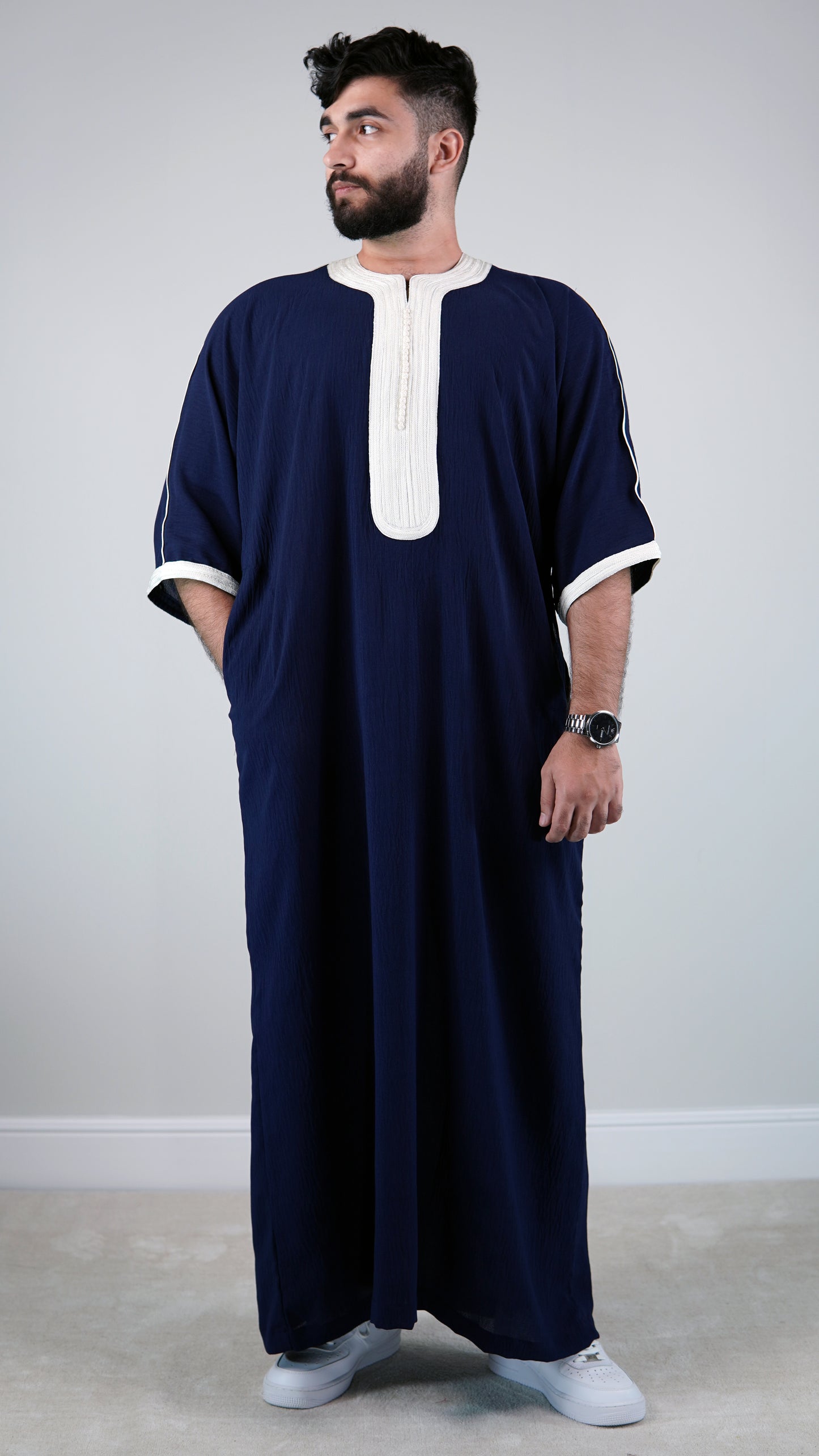 Navy and White - Oversize