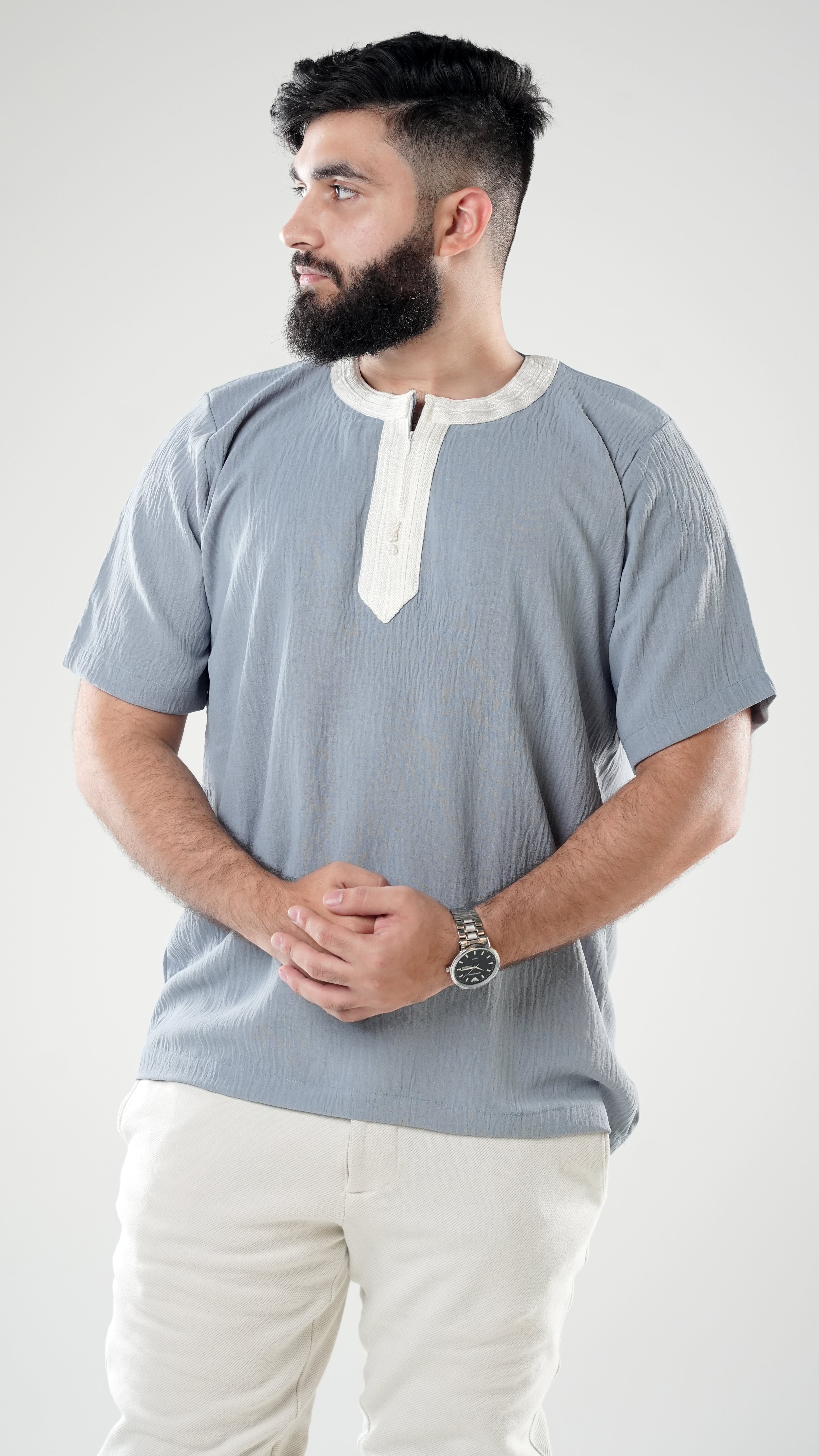 Moroccan Tee - Sky Blue