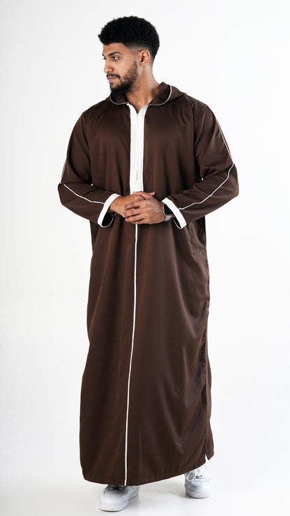 جلابة - خشبي بني