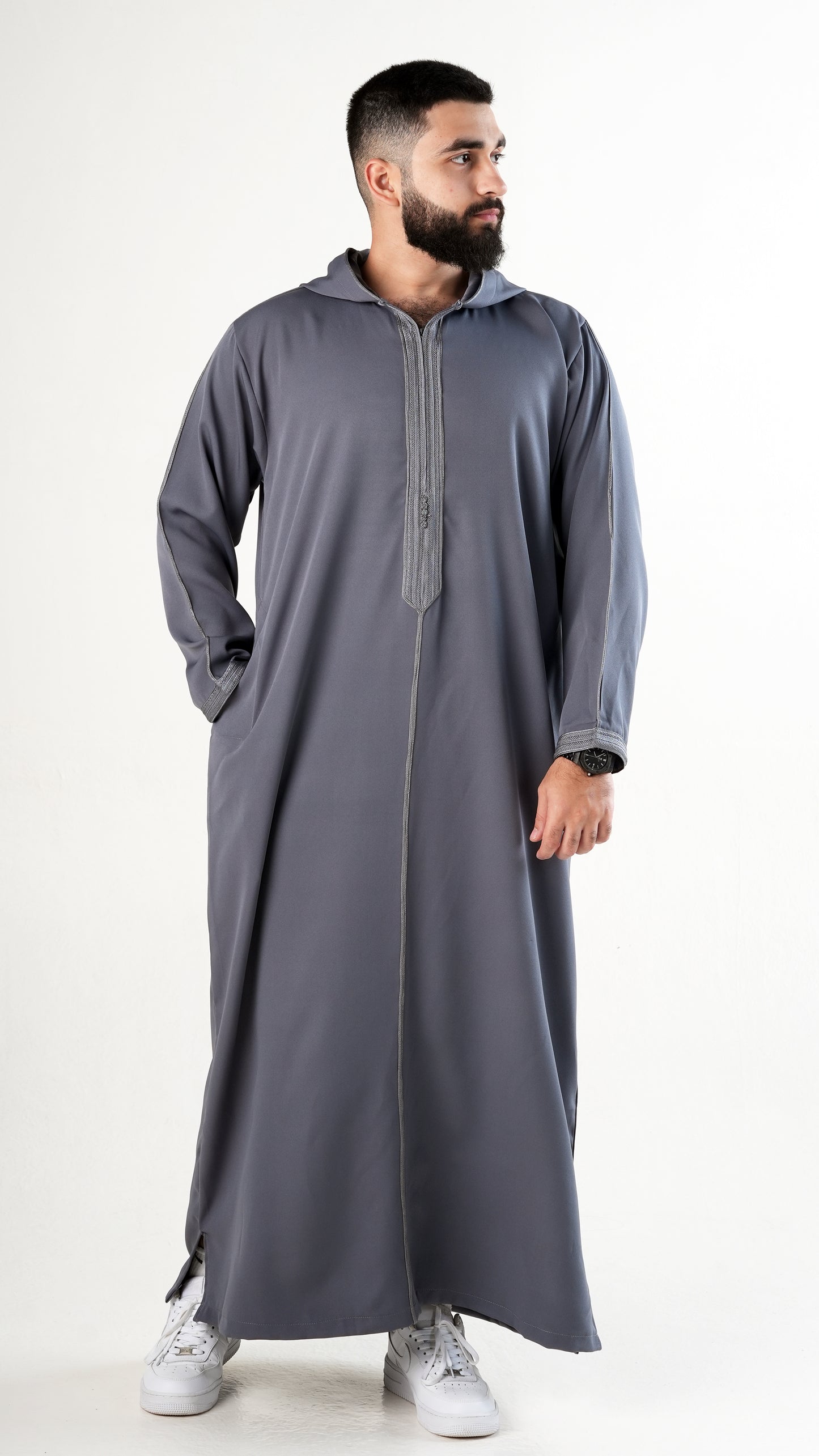 جلابة - فضي حديدي