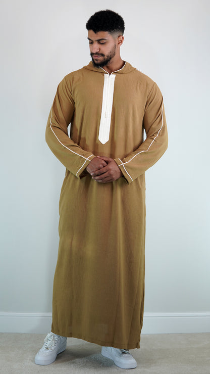 Long sleeve Light brown - Thobe