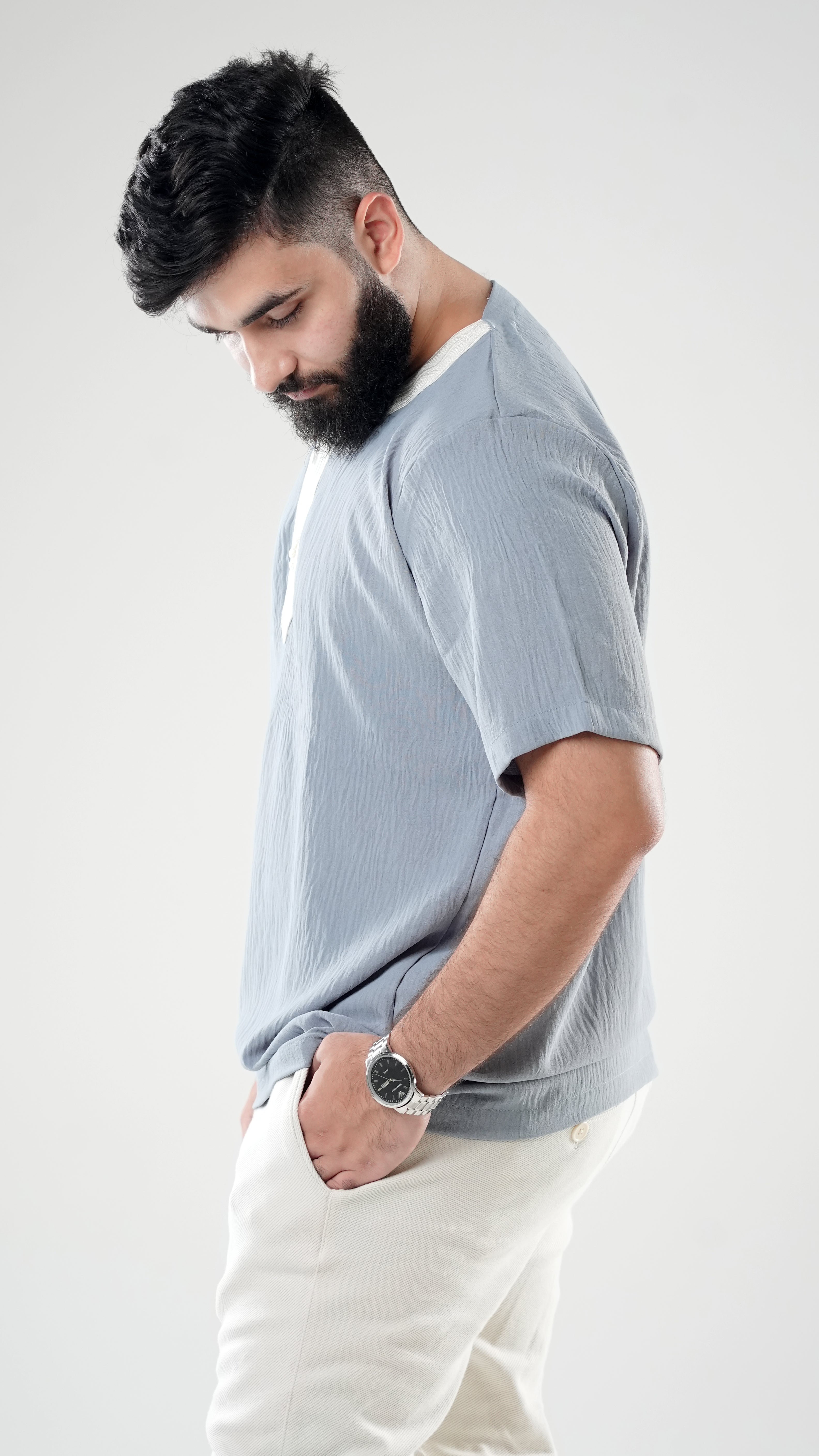 Moroccan Tee - Sky Blue