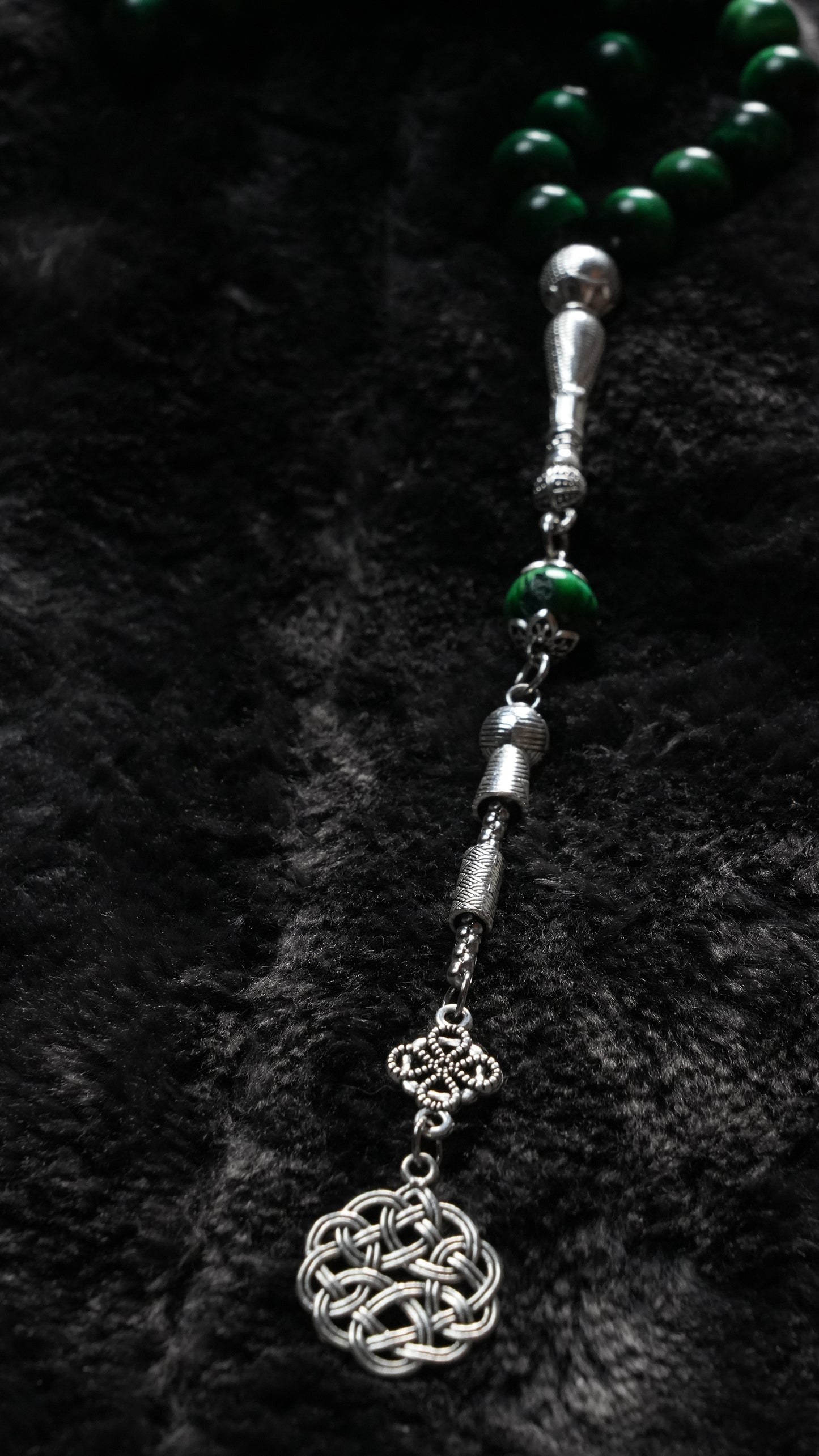 Emerald Green Tiger-eye - Misbaha