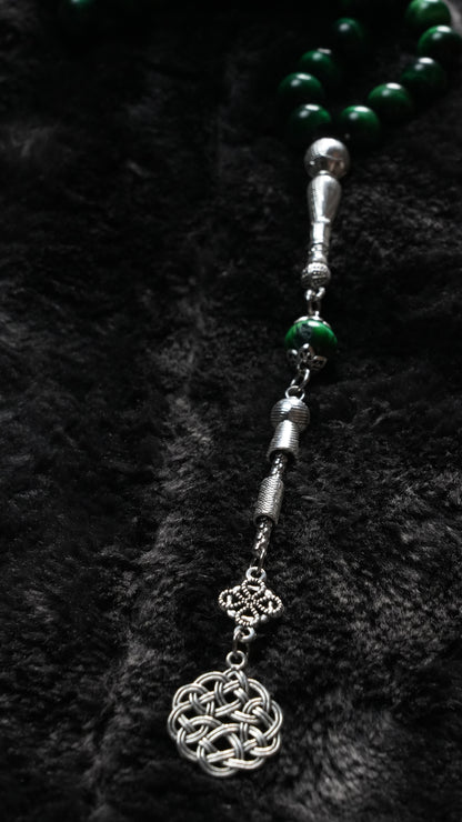 Emerald Green Tiger-eye - Misbaha