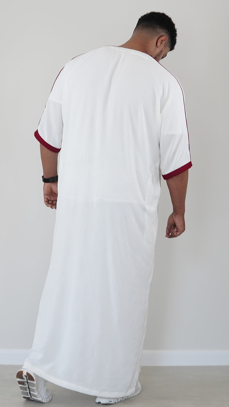 White Maroon - Oversize