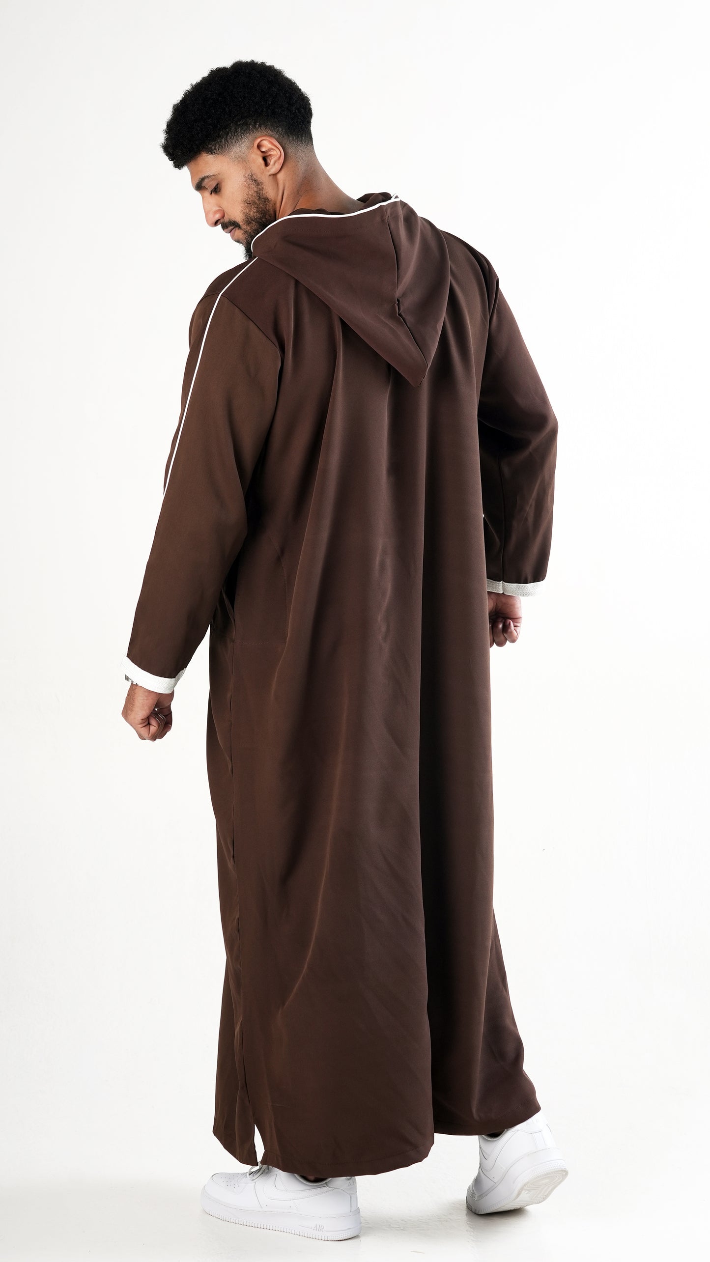 جلابة - خشبي بني