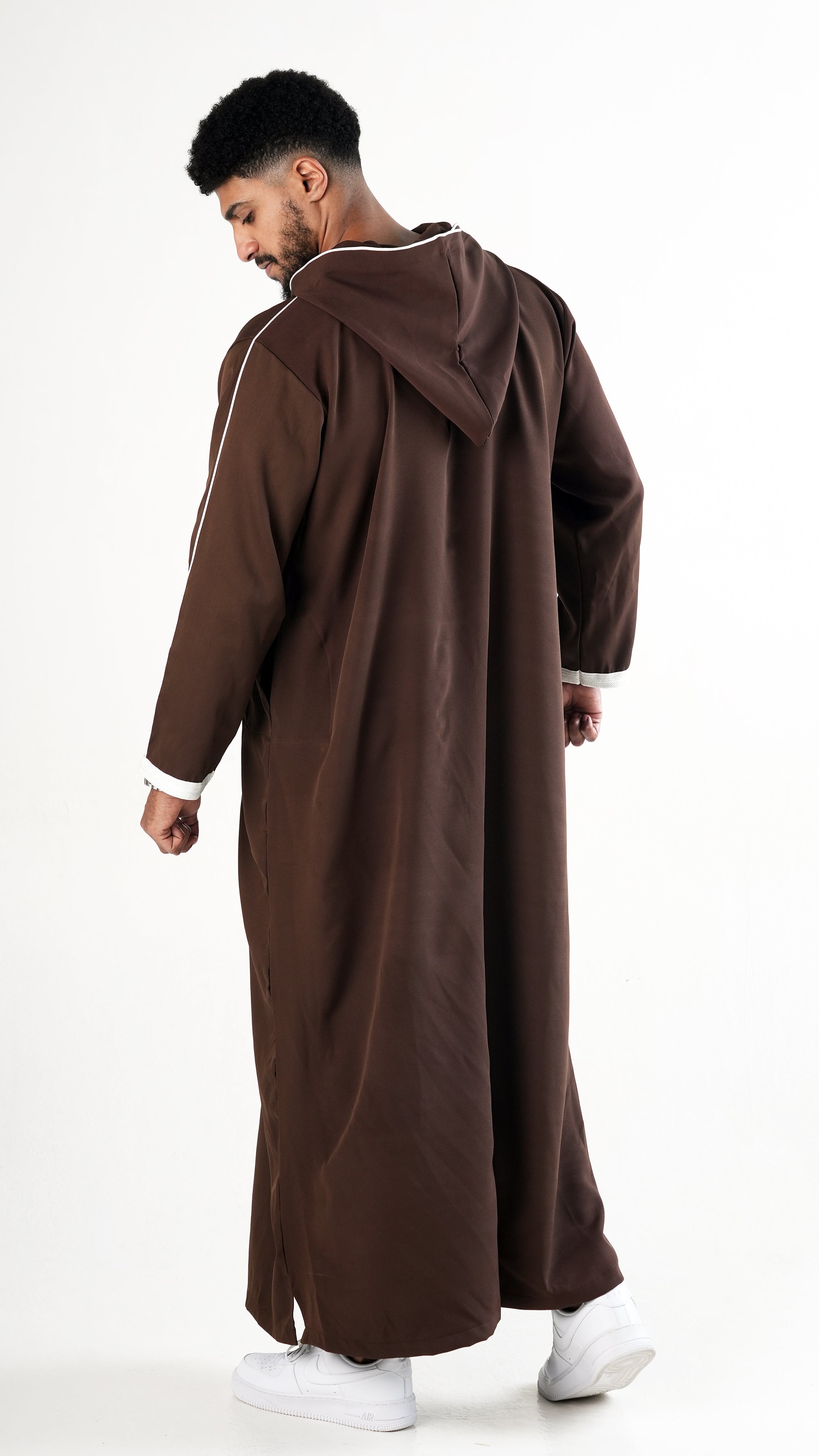 جلابة - خشبي بني