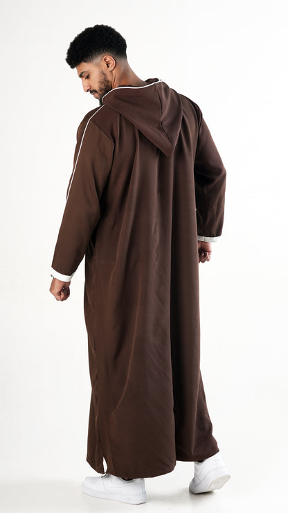 جلابة - خشبي بني